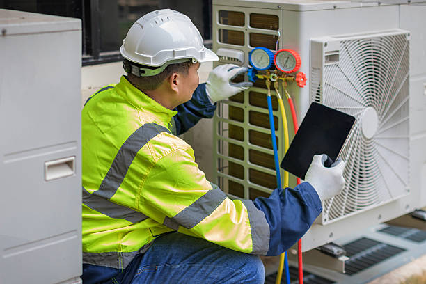 Professional Hvac Installation technician working in Wheatfield, IN